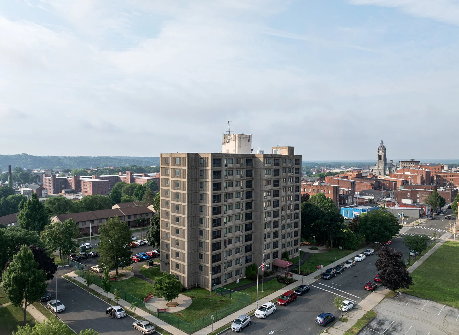 Pulaski Heights building exterior aerial